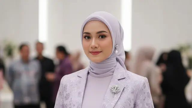 Warna Gamis Blazer Brokat yang Cocok untuk Tema Acara 2025 (Image by Gemini AI)