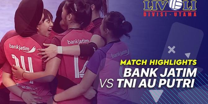 VIDEO: Highlights Livoli 2019, Bank Jatim vs TNI AU Putri 3-0