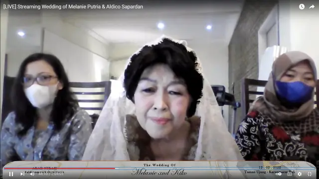 Pernikahan Melanie Putria dan Aldico Sapardan