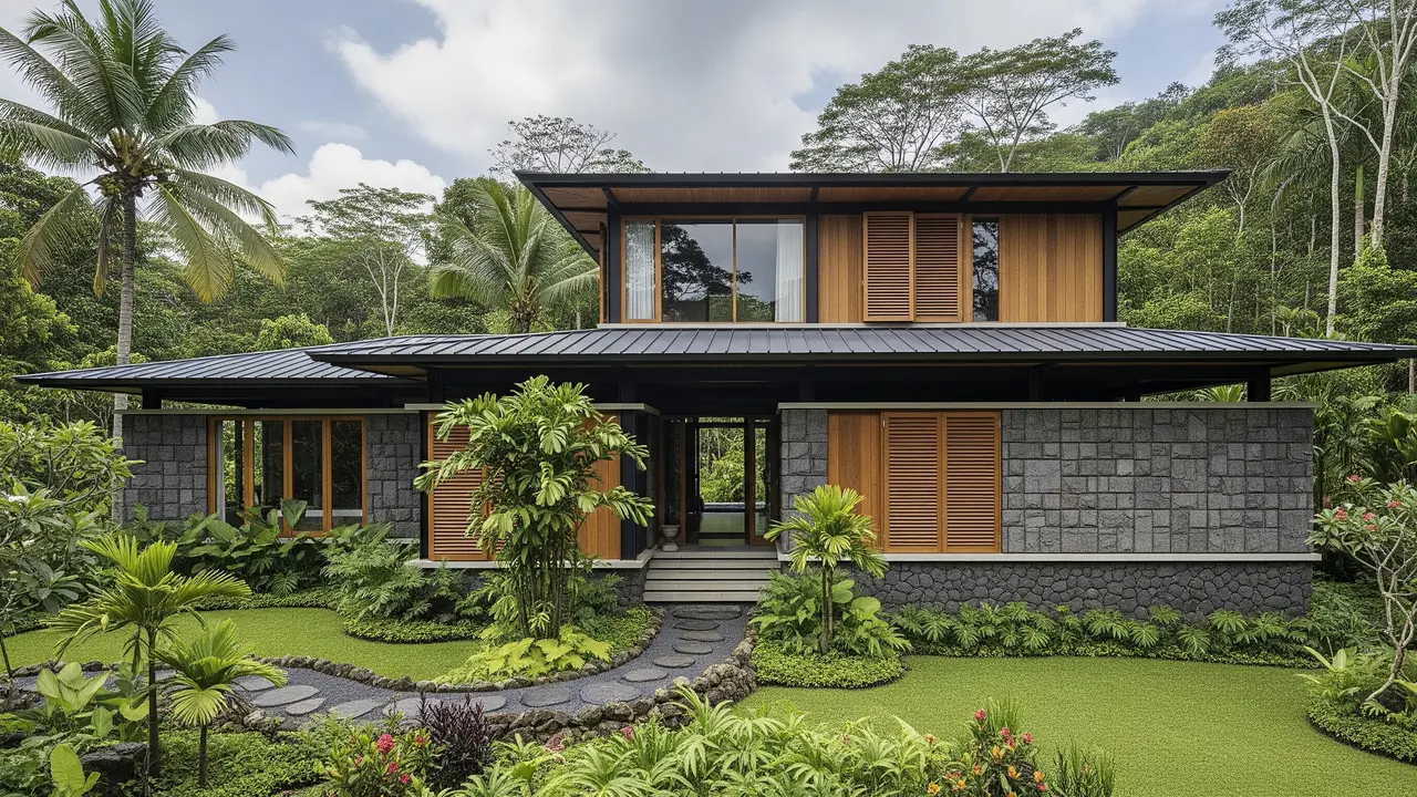 Gambar Rumah Elit Minimalis Anti Berisik dari Luar Model