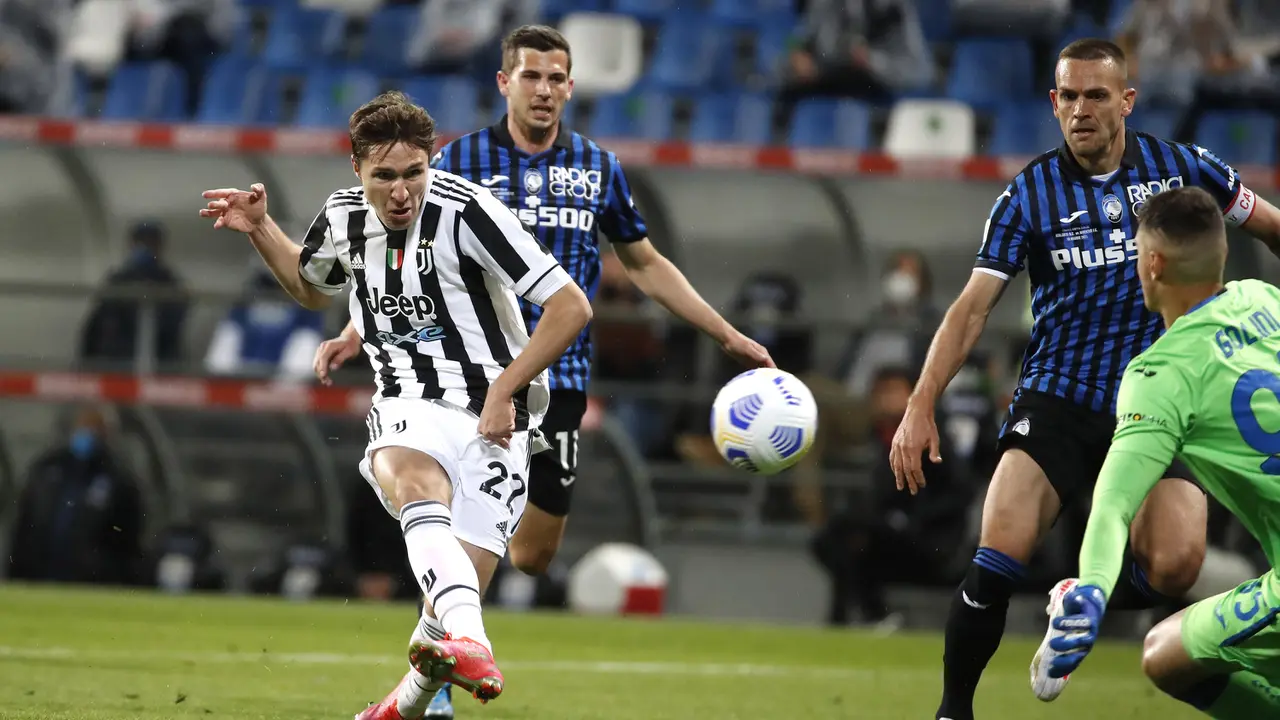 FOTO: Menang 2-1 atas Atalanta, Juventus Raih Gelar Coppa Italia ke-14 Sepanjang Sejarah - Federico Chiesa
