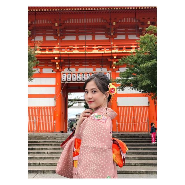 Gaya Zara JKT48 di Kyoto International Film And Art Festival (sumber: instagram/@jkt48.zara)