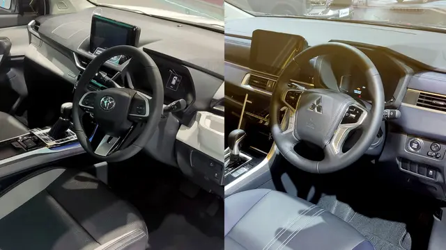 Interior Toyota Velos dan Mitsubishi Xpander Cross