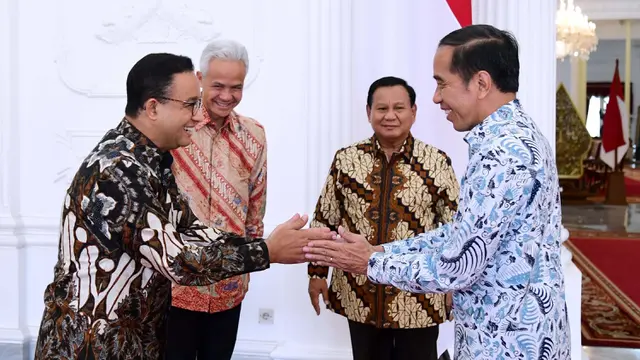Pertemuan Presiden Jokowi dengan Tiga Bacapres Pemilu 2024