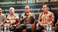 Dokter spesialis urologi konsultan uro-onkologi RSU Bunda Jakarta,  Prof. dr. Agus Rizal Ardy Hariandy Hamid, SpU(K), FICRS, PhD., soal donor ginjal, Jakarta (1/7/2025). Foto: Liputan6.com/Ade Nasihudin.