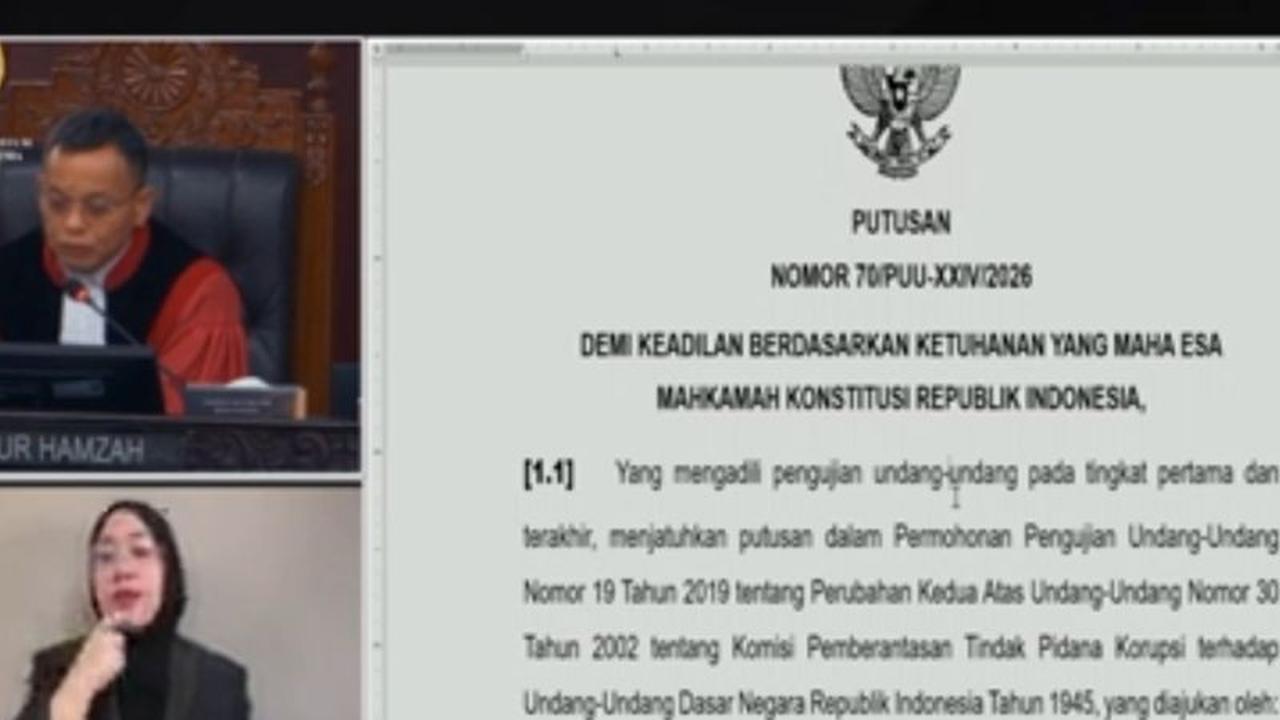 Putusan MK Syarat Pimpinan KPK: Jabatan Cukup Nonaktif, Tidak Perlu Lepas Permanen