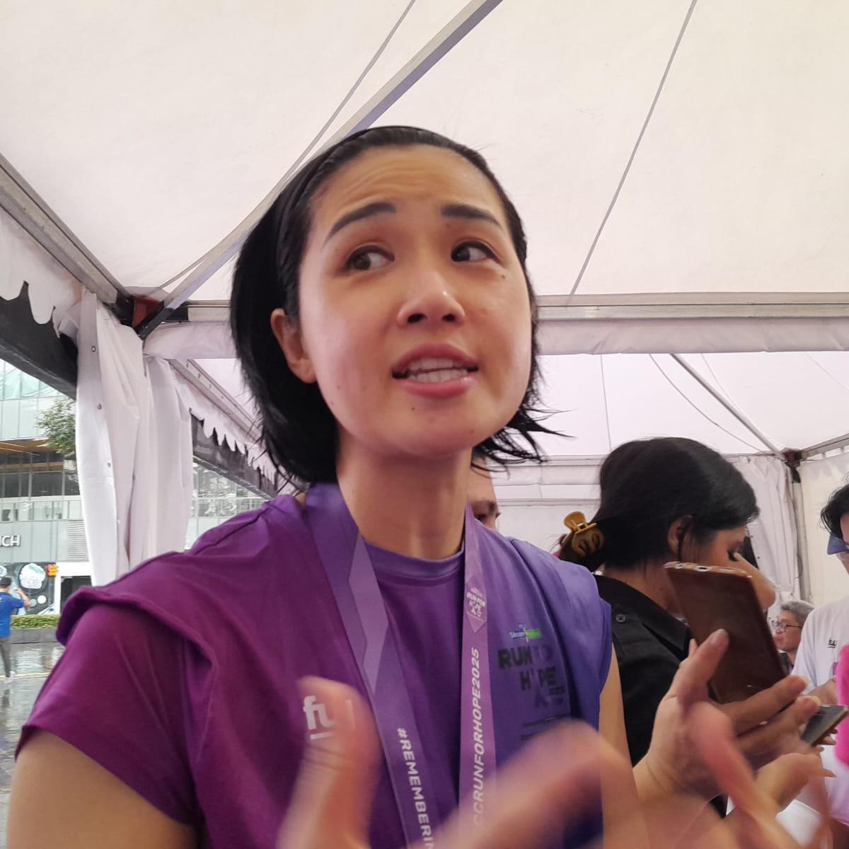Caroline Riady bicara agar masyarakat tak perlu takut skrining kesehatan termasuk untuk mendeteksi dini kanker.