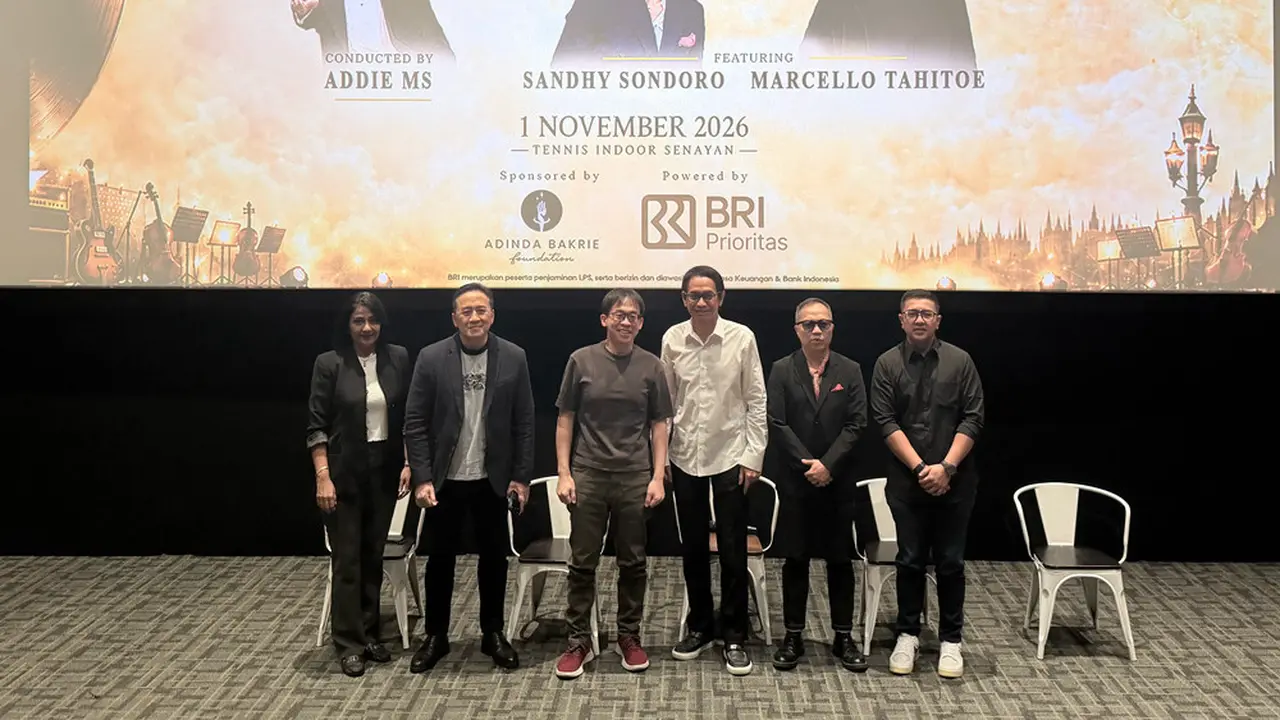 Konferensi pers Konser Twilite Orchestra Presents The Beatles and Queen. (dok. TipTip)