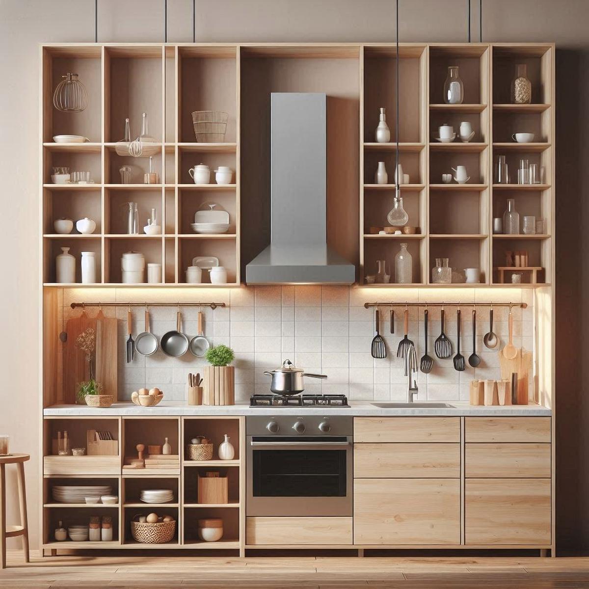 Desain Rak Dapur Minimalis