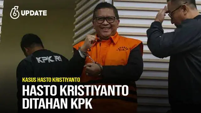 KPK Tahan Sekjen PDIP Hasto Kristiyanto