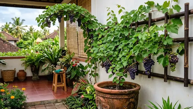 Tanaman Buah yang Bisa Tumbuh di Pot (AI Generated)