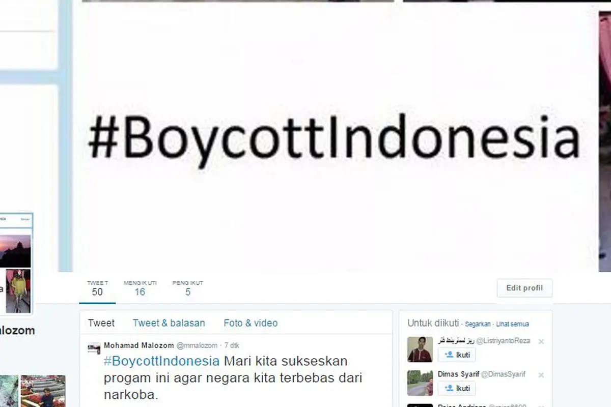 #BoycottIndonesia