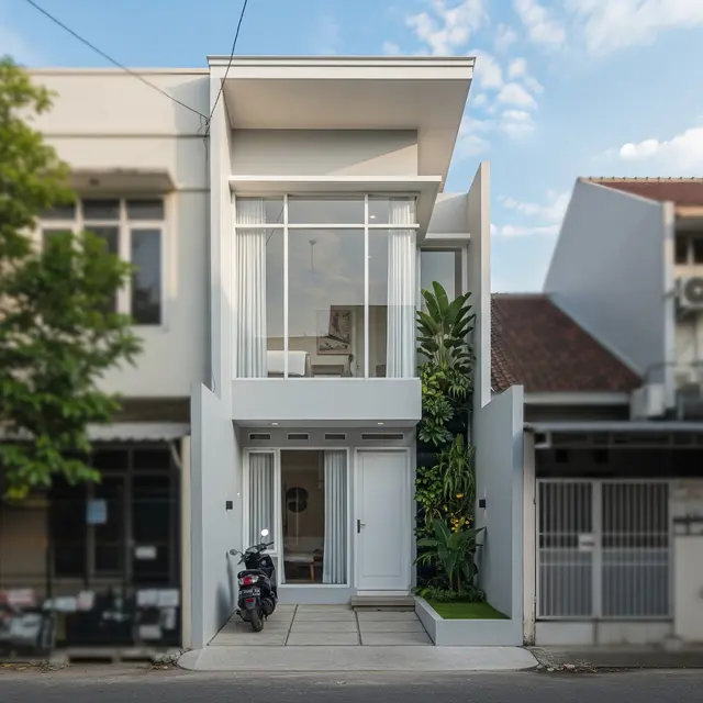 Gambar Rumah Minimalis Atap Datar