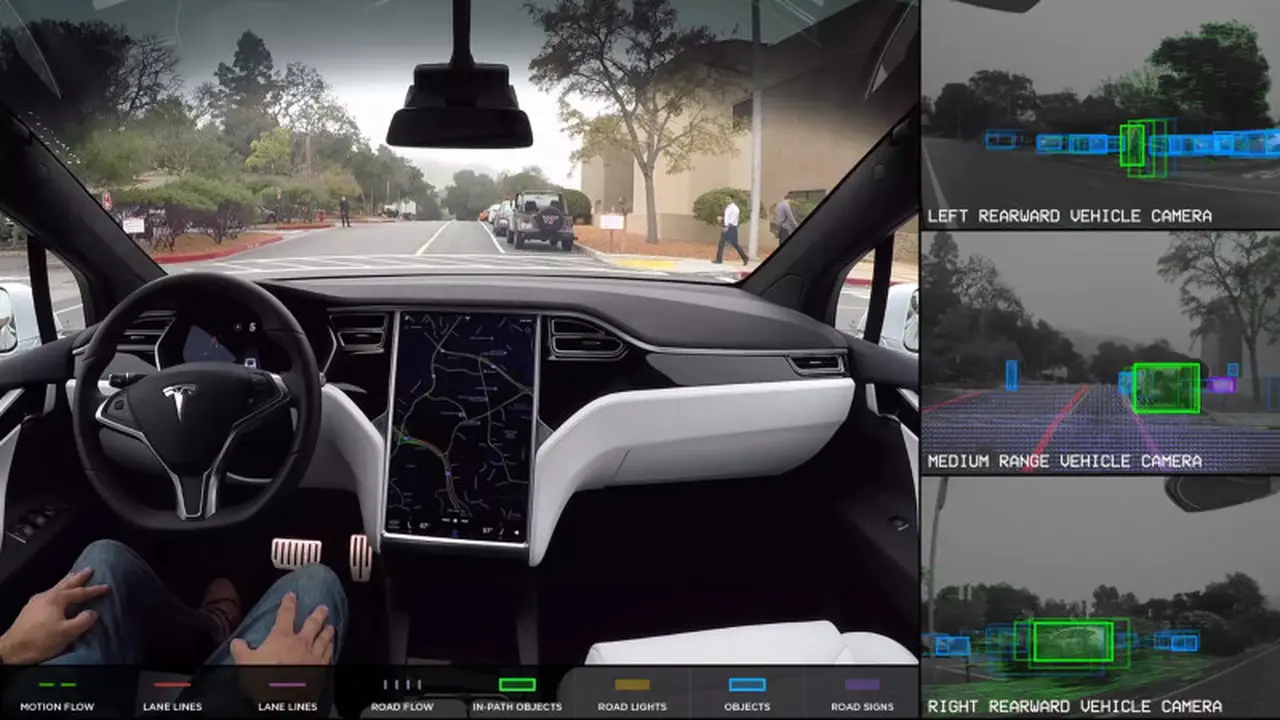 Fitur Autopilot Tesla.