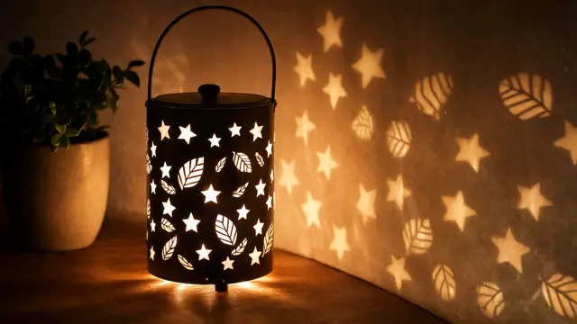 Lampu Hias dari Kaleng