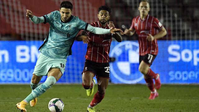 Takumi Minamino Cetak Gol, Liverpool Bantai Lincoln 7-2 di Piala Liga Inggris