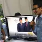 Badan Pemenangan Nasional meluncurkan website Prabowo-Sandi di media center Jalan Sriwijaya I No 35, Kebayoran Baru, Jakarta Selatan. (Liputan6.com/Lizsa Egeham)