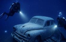 Mobil 1940-an Masih Utuh di Dasar Laut, Terkubur Bersama Kapal Induk AS