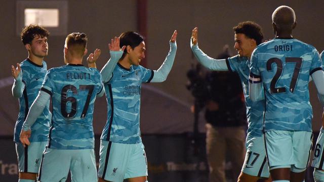 Takumi Minamino Cetak Gol, Liverpool Bantai Lincoln 7-2 di Piala Liga Inggris