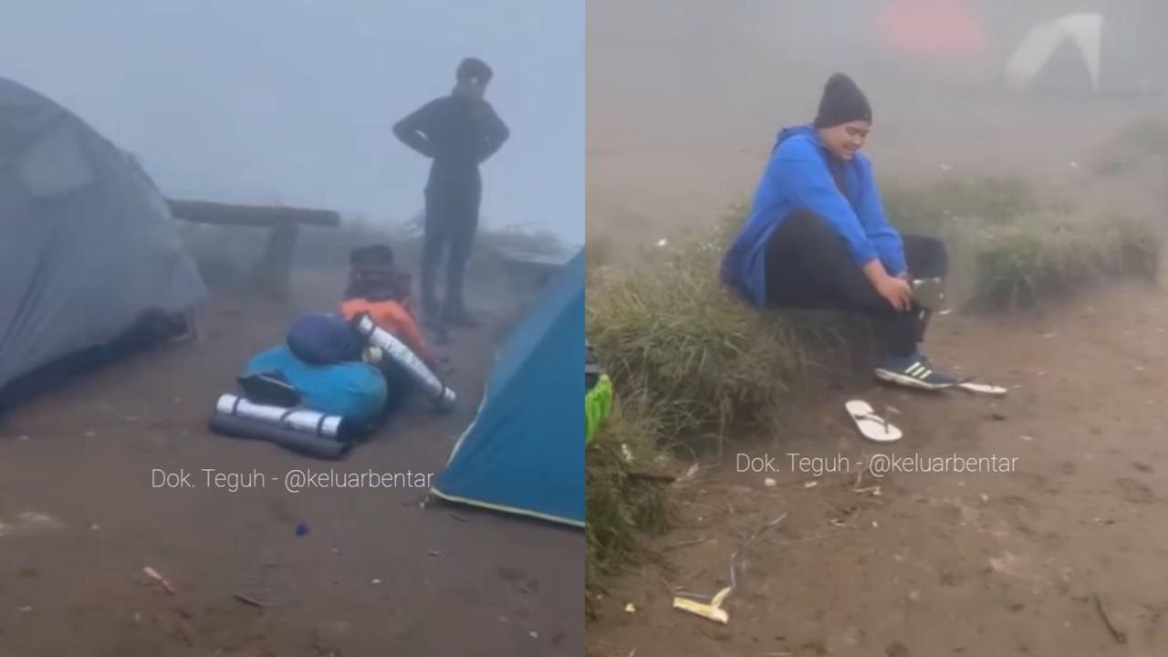 Wonosobo capai titik terbeku hingga membuat rambut memiliki serpihan es