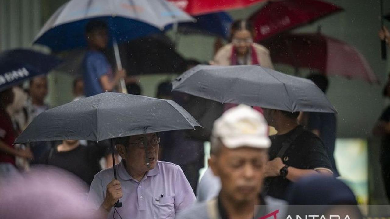 BMKG: Prakiraan Cuaca Jakarta Hujan Sepanjang Minggu, Waspada Potensi Cuaca Ekstrem