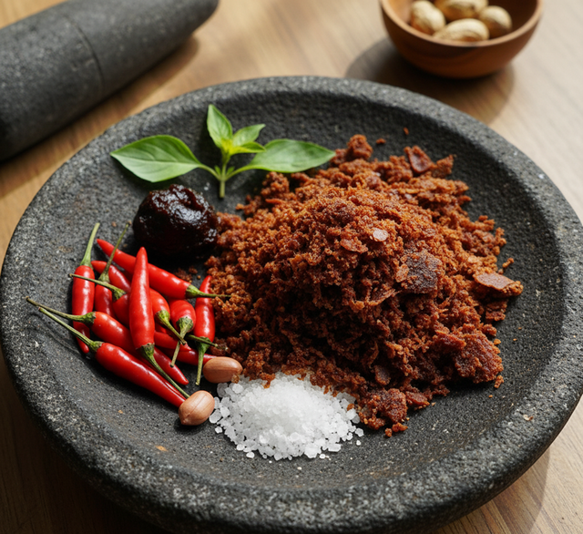Ilustrasi Bumbu Rujak Cireng (Foto: Gemini)