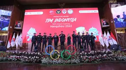 Menpora Dito mengatakan dalam persiapan multievent Asian Games, atlet telah disiapkan sejak 2022 melalui Pelatnas yang tidak terputus. (Liputan6.com/Faizal Fanani)