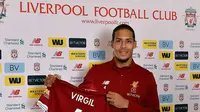 Pemain anyar Liverpool, Virgil van Dijk. (Bola.tom/Twitter/Liverpool)