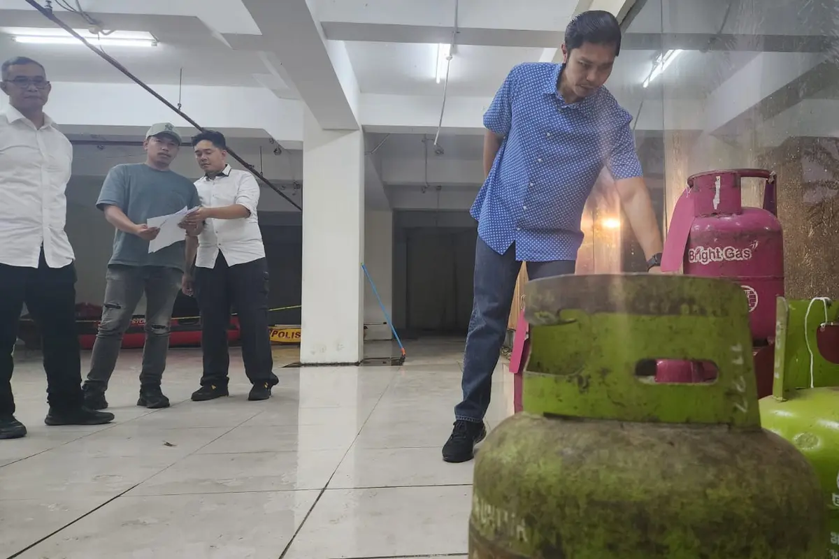 Kala Polres Metro Depok Bongkar Praktik Pengoplosan Gas Subsidi