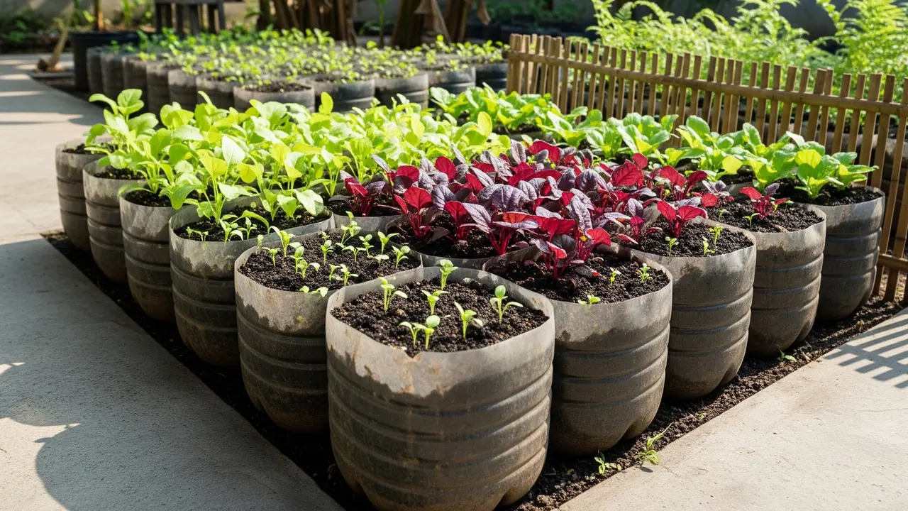 Taman Sayur Kreatif dari Galon Bekas