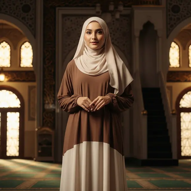 Model Gamis untuk Salat Tarawih