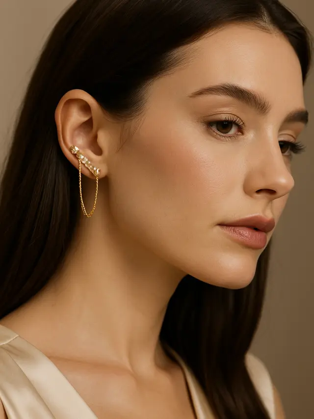 Model Anting Panjang ke Atas