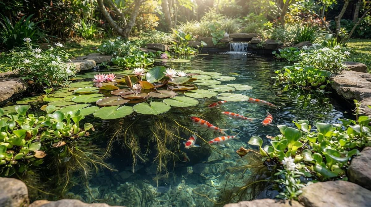 Cara Menjaga Kolam Ikan Tetap Bersih Tanpa Harus Sering Menguras Air