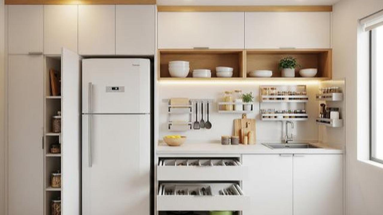 7 Inspirasi Dapur Mungil 2×2 Meter Muat Kulkas & Kitchen-Set, Cocok untuk Rumah Sempit