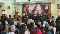 Diskusi  yang diadakan Persatuan Nasional Aktivis 98 (PENA 98) bertajuk: Mempertahankan Demokrasi Pancasila di NKRI di Aula Gedung Juang Jakarta, Kamis (13/10/2022).