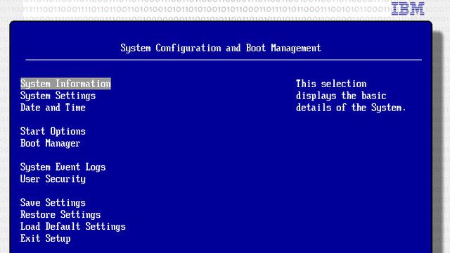IBM BIOS (Sumber: ibm.com)