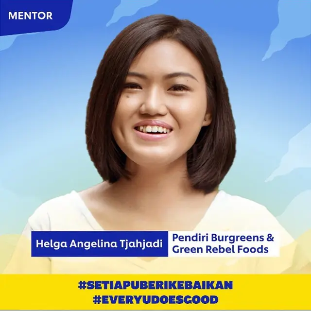 Pendiri Burgreens & Green Rebel Foods, Helga Angelina Tjahjadi.