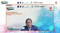 Menteri Perdagangan Muhammad Lutfi dalam peluncuran Bangga Buatan Indonesia (BBI) dan Bangga Wisata Indonesia (BWI) di Sulawesi Utara.