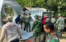 Kodim Kudus Bangun Jembatan Armco di Pedawang, Dukung Akses Ekonomi Warga