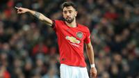 Bruno Fernandes -  Fernandes dibeli Manchester United dengan harga 55 juta euro dari Sporting CP pada awal 2020 lalu. (AFP/Lindsey Parnaby)