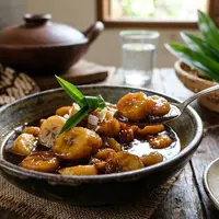 Resep Pisang Rebus Gula Aren yang Legit untuk Camilan Sederhana/AI Generated