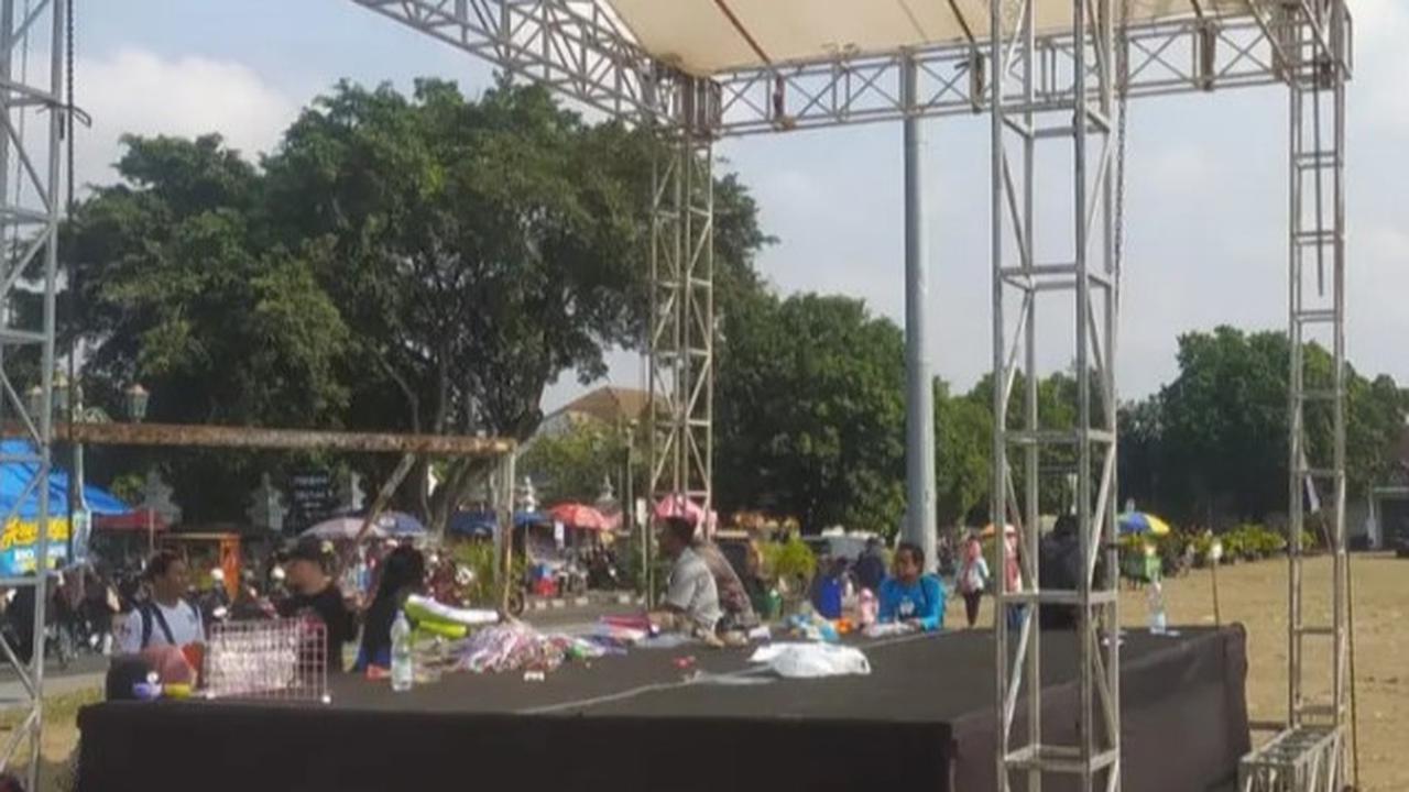 Jalan sehat dan sepeda gembira abal-abal di Jogja