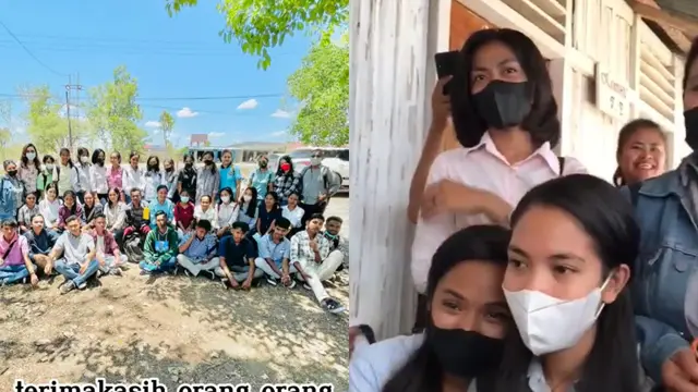 Potret haru teman sekelas belikan ponsel untuk temannya yang membutuhkan.