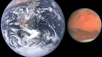 Planet Mars mendekati Bumi. (Foto: askanastronomer.org)