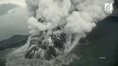Video dramatis ketika terjadinya erupsi Gunung Anak Krakatau.