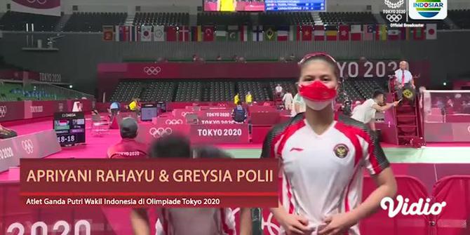 VIDEO: Komentar Greysia Polii / Apriyani Rahayu usai Kalahkan Ganda Putri Terbaik Dunia di Olimpiade Tokyo 2020