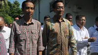 Alasan Jokowi dan JK  bersilaturahmi dan mohon restu kepada Sultan. Karena selain sebagai gubernur dan raja, Sultan adalah bapak bangsa, Yogyakarta, Senin (2/6/2014) (Liputan6.com/Herman Zakharia).
