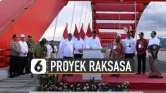 Sejumlah proyek infrastruktur besar telah diresmikan tahun 2019.