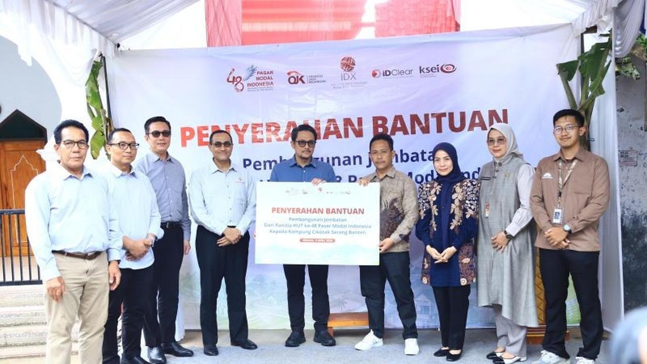 Pasar Modal RI Salurkan Bantuan Pembangunan Jembatan Cikotak di Banten, Tingkatkan Akses dan Ekonomi Lokal