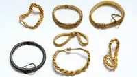 Dengan berat gabungan sekitar 900 gram, temuan itu menjadi yang temuan emas Viking terbesar di Denmark. (Sumber Nick Schaadt, Museet på Sønderskov)
